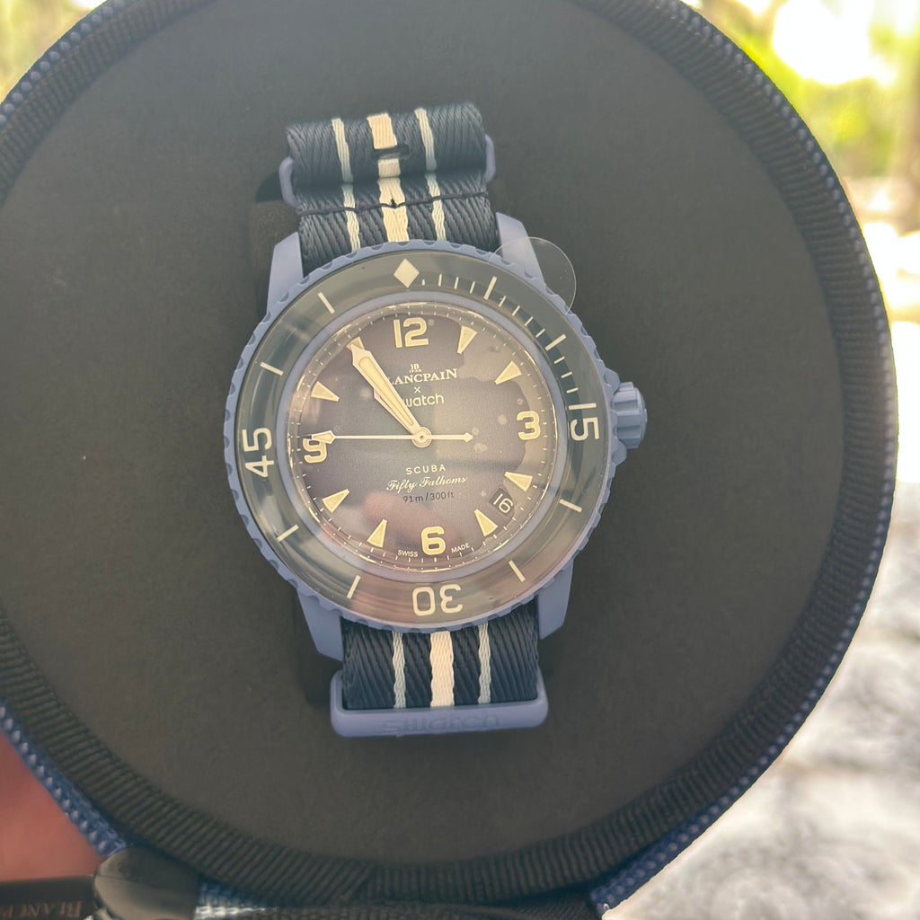 Blancpain X Swatch Fifty Fathoms Scuba Collection: Atlantic Ocean Edition