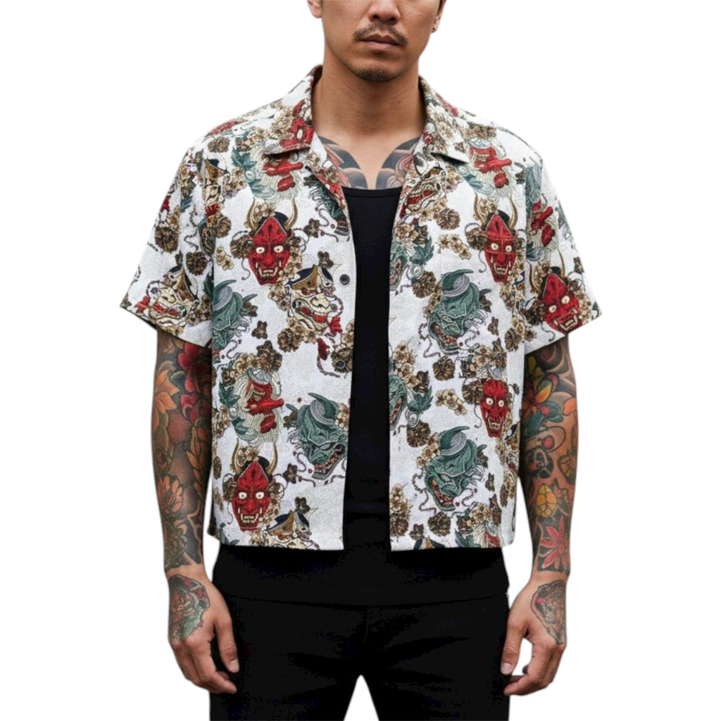 Hiroshima Crop Boxy Polo