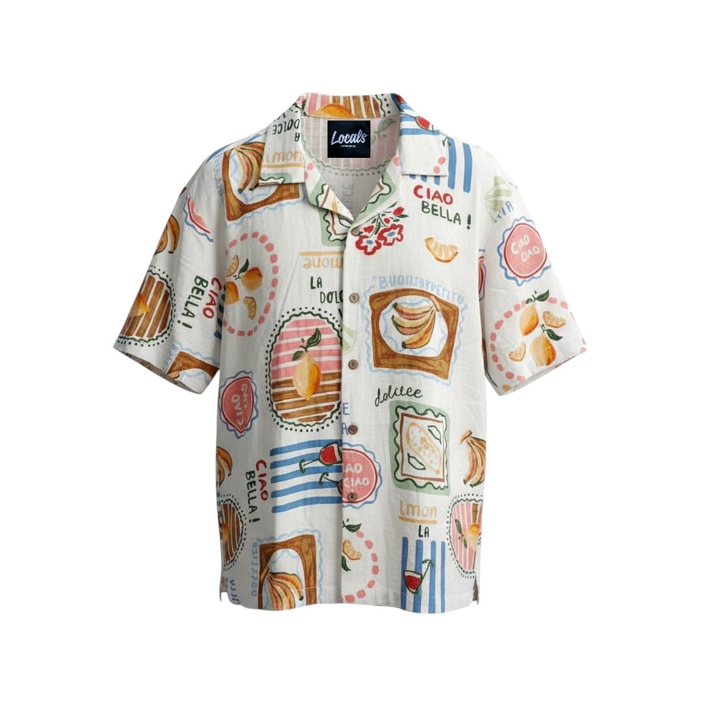 Calabria Japanese Linen Polo