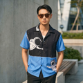 Luna Polo - Astronaut Print - Rayon Fabric - Relaxed Fit