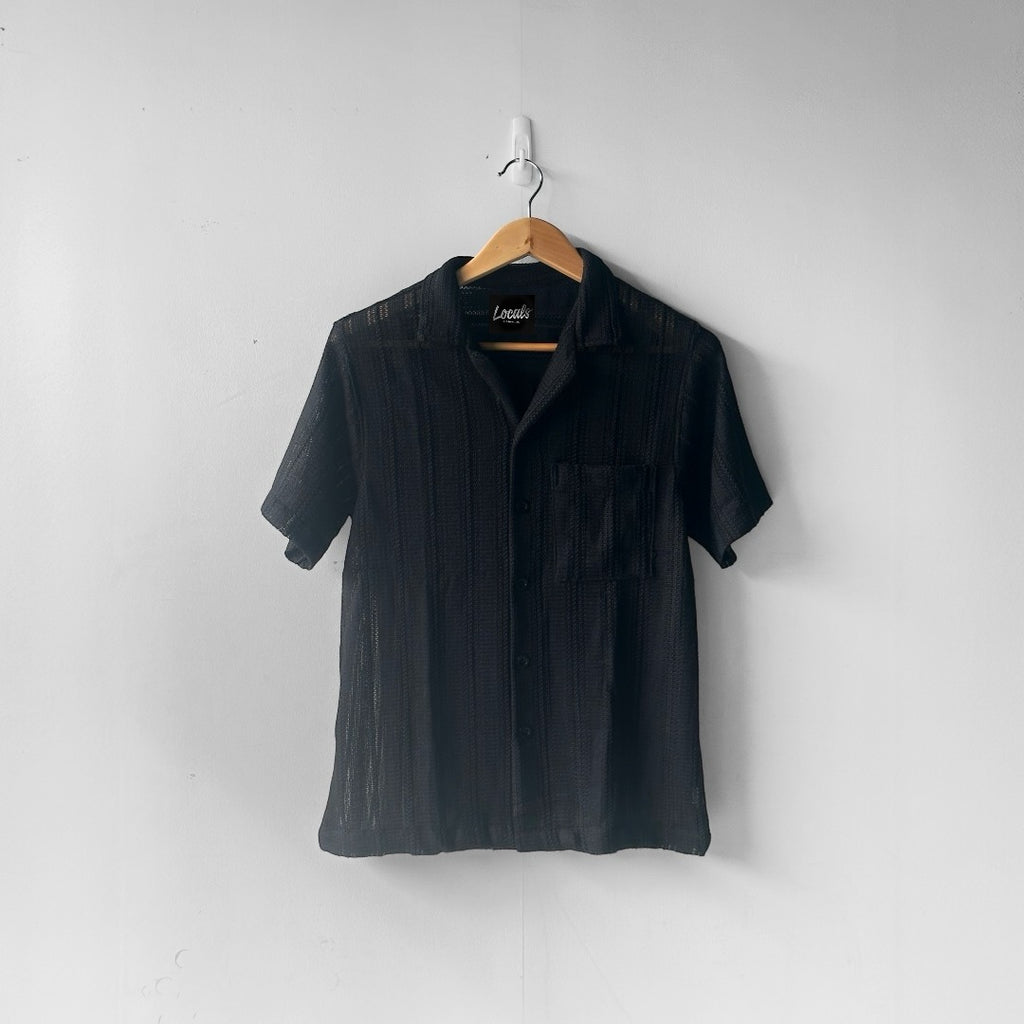 Cornejo Stripe Crochet Polo