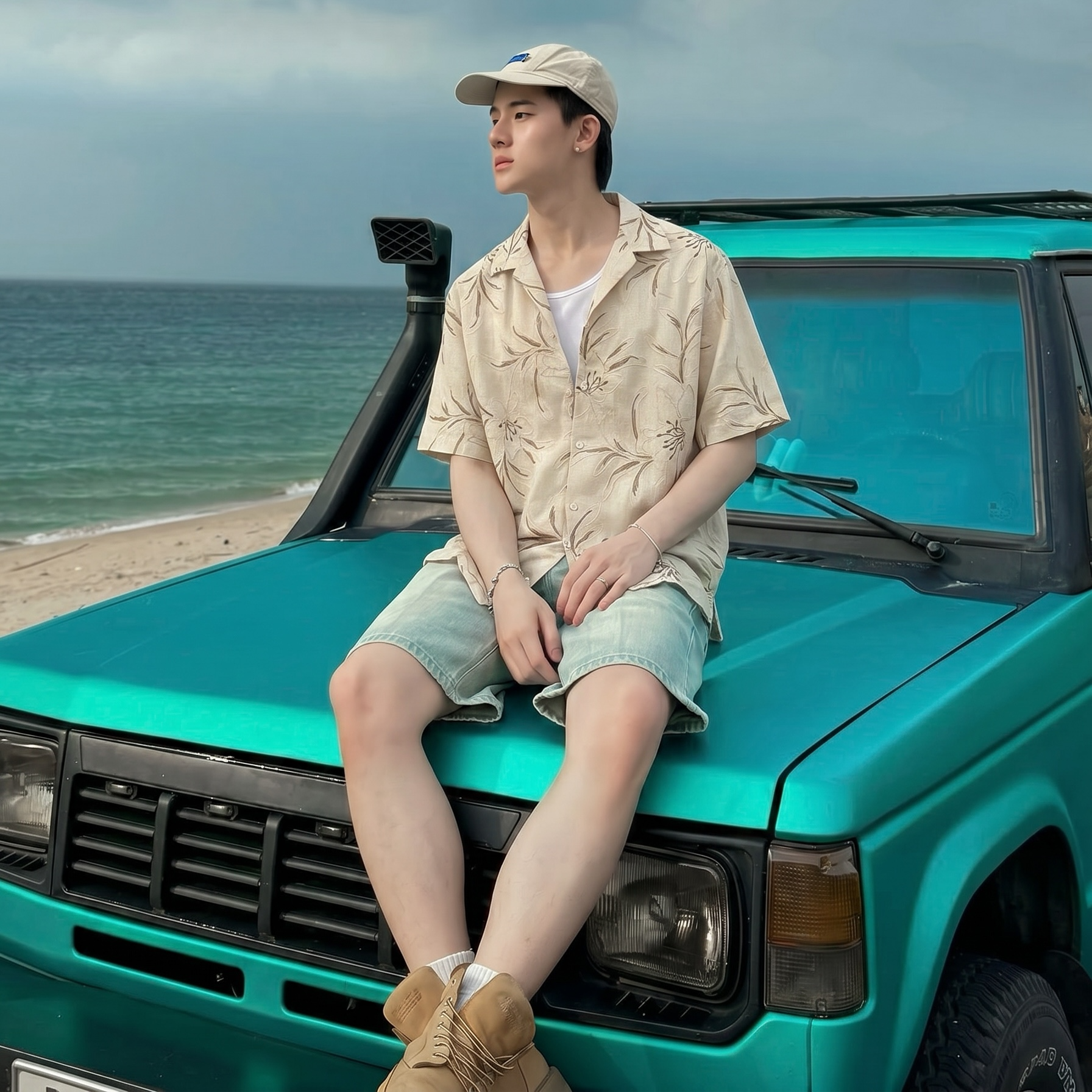 Sidargo Embroidered Linen Polo