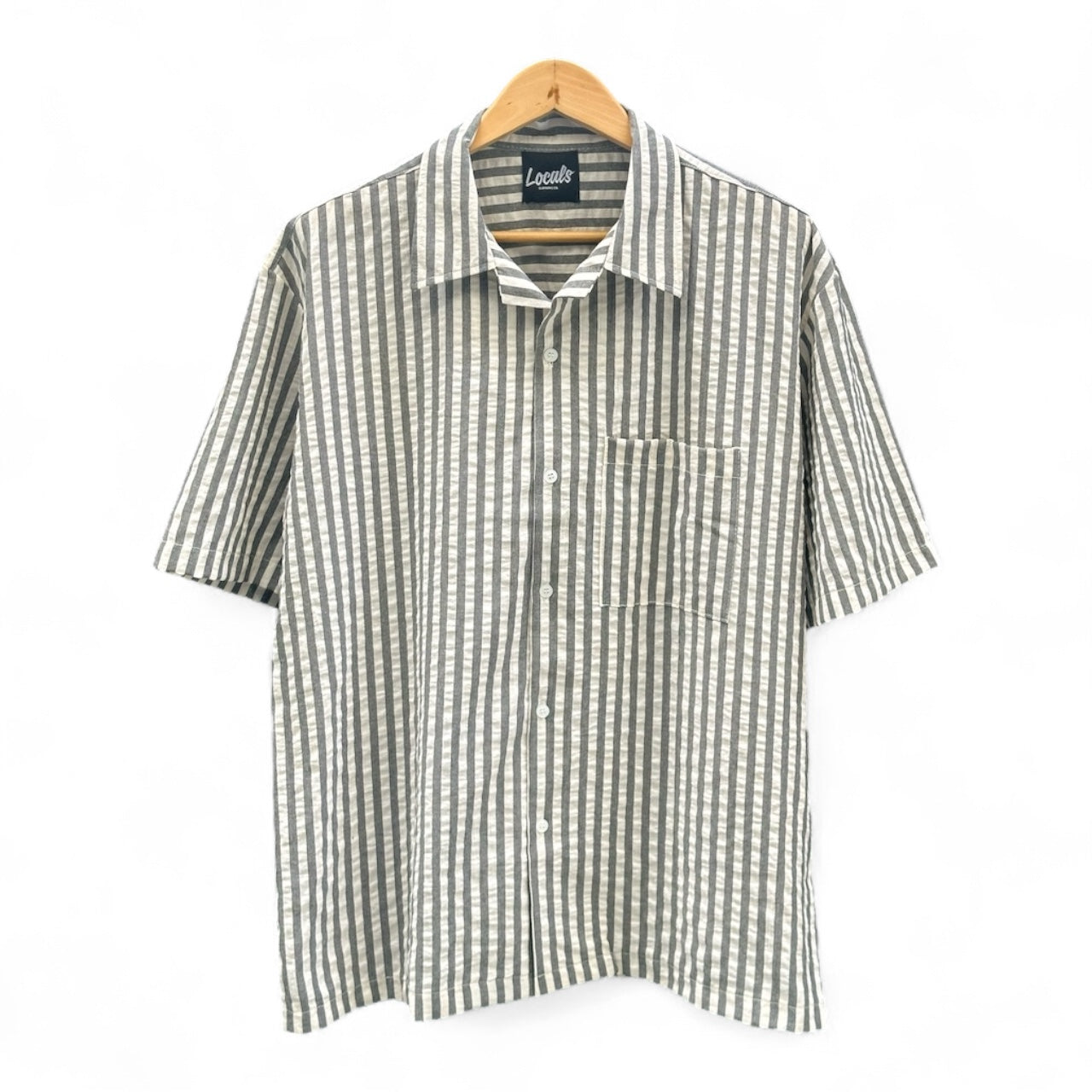 Stripe Fabio Textured Linen Polo