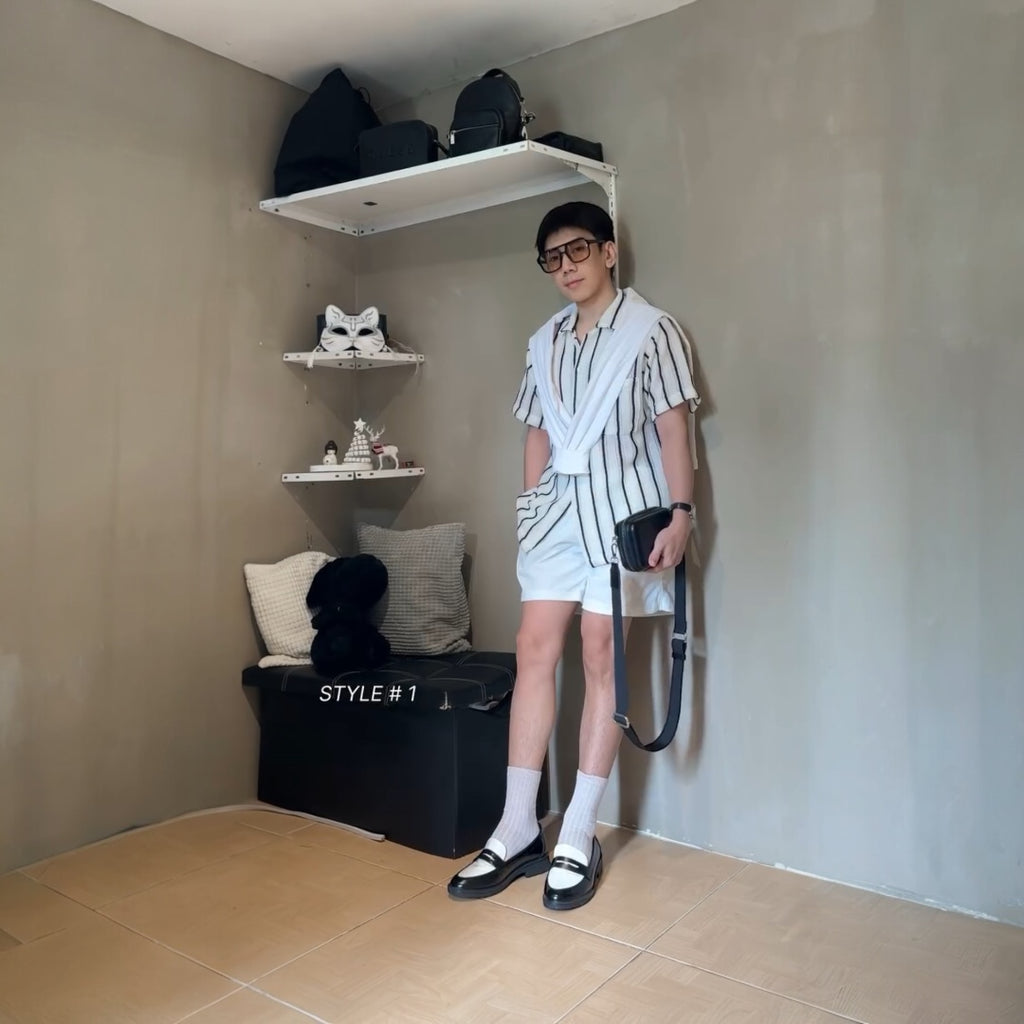 Cornejo Stripe Crochet Polo