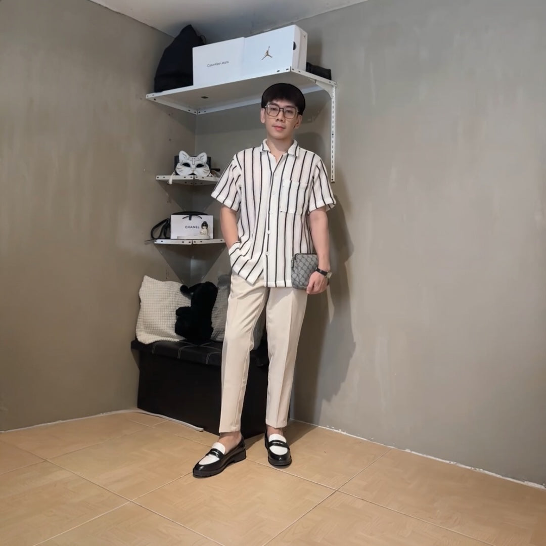 Cornejo Stripe Crochet Polo