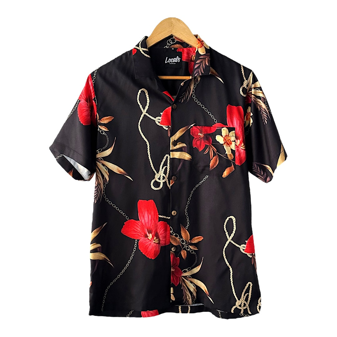 Victorino Polo - Floral Print - Rayon Fabric - Relaxed Fit