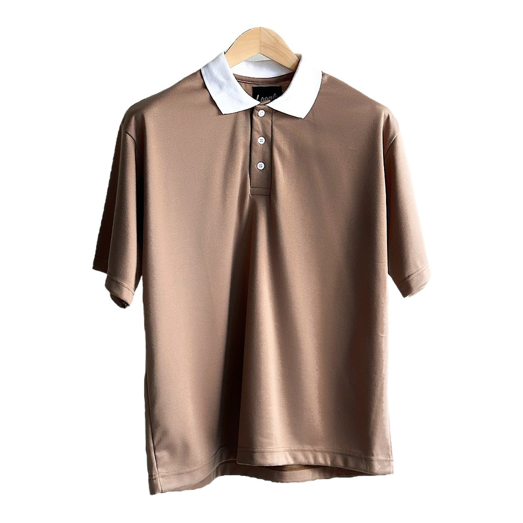 Nohan Polo Shirt - Contrast Collar - Relaxed Fit