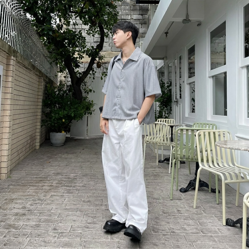 Eduardo Crop Boxy Polo