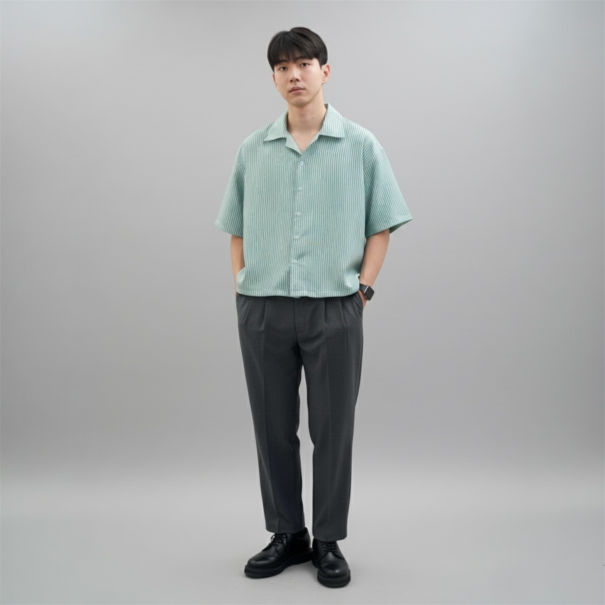 Eduardo Crop Boxy Polo