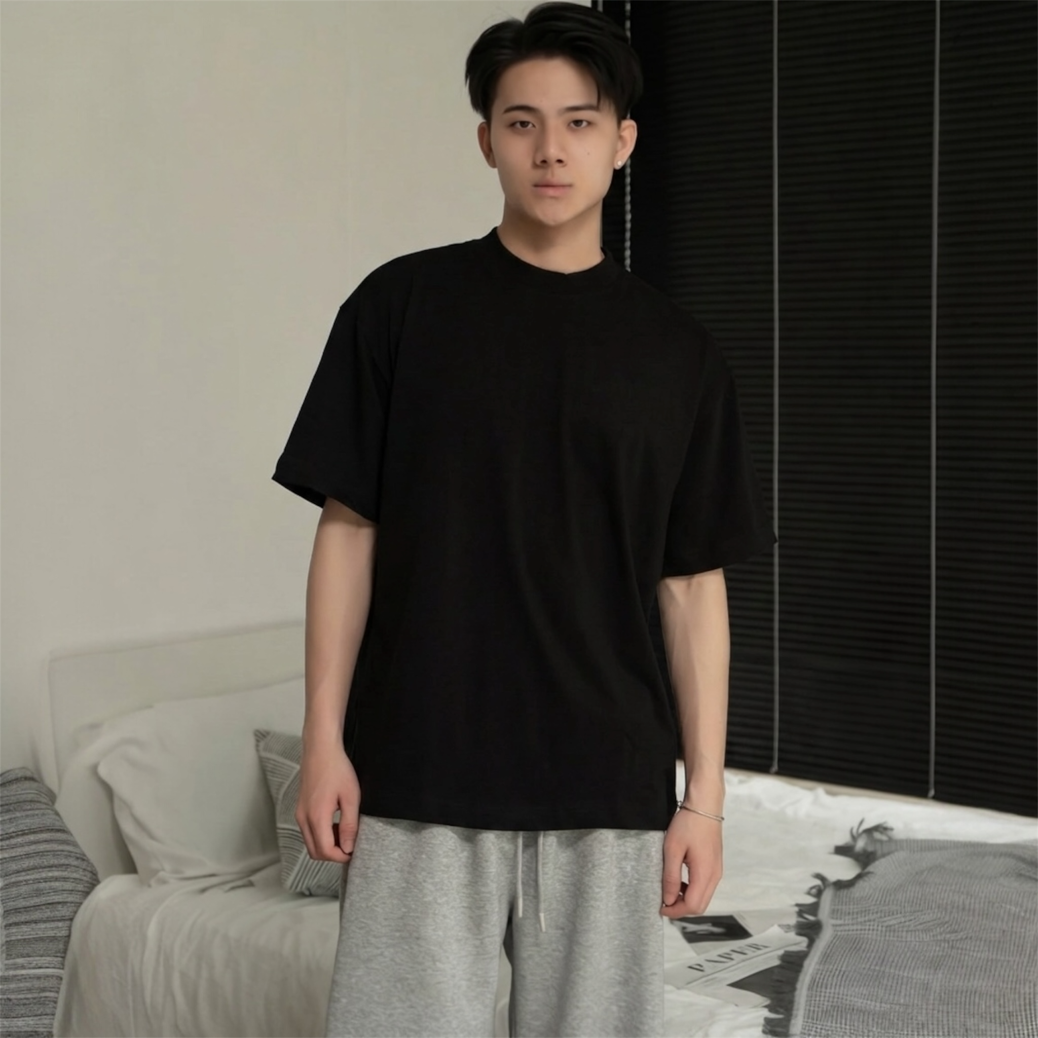 Locals 210 GSM 100% Cotton Oversized Tees