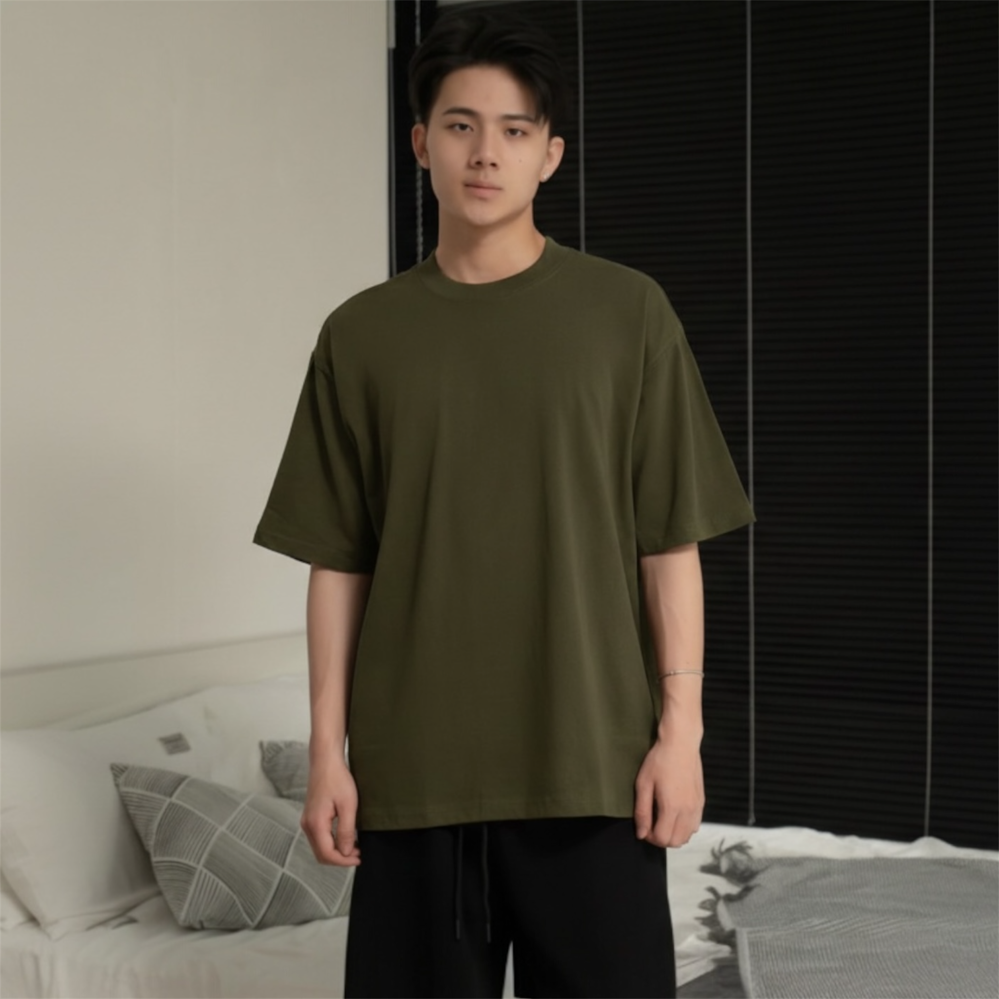 Locals 210 GSM 100% Cotton Oversized Tees