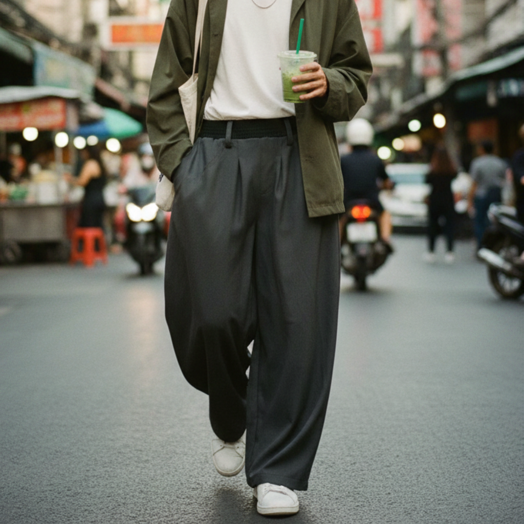 DELGADO BARREL PANTS