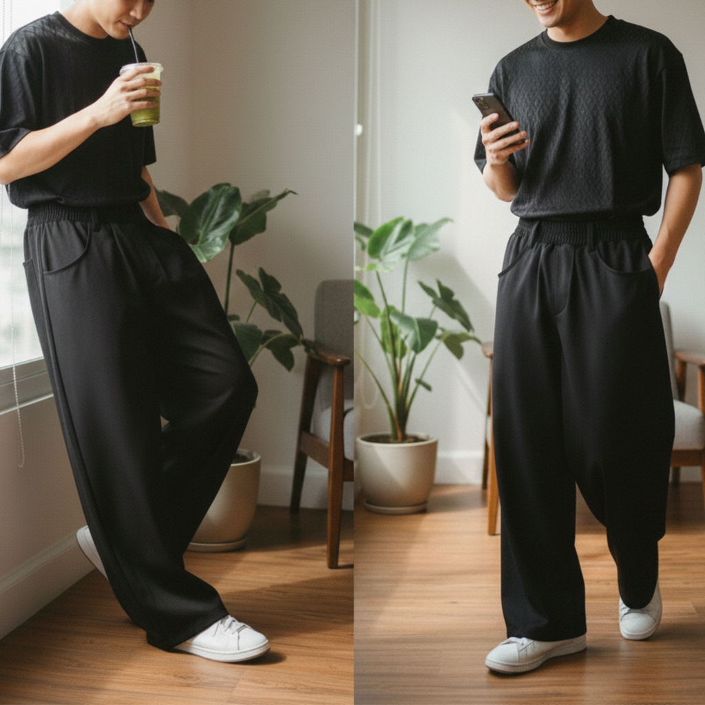 DELGADO BARREL PANTS